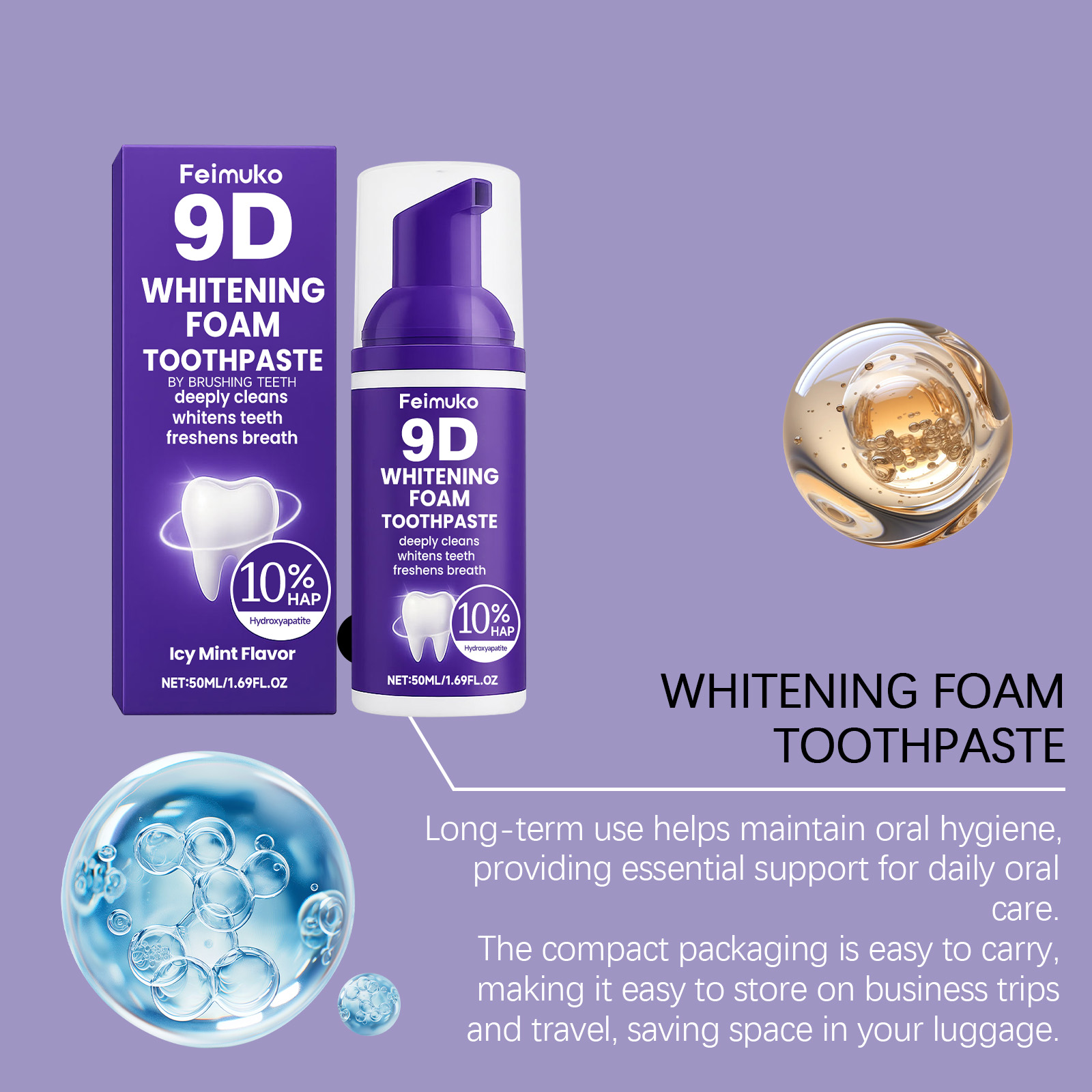 Mousse Pemutih Gigi Menghilang - Teeth Whitening Mousse ulasan dan harga