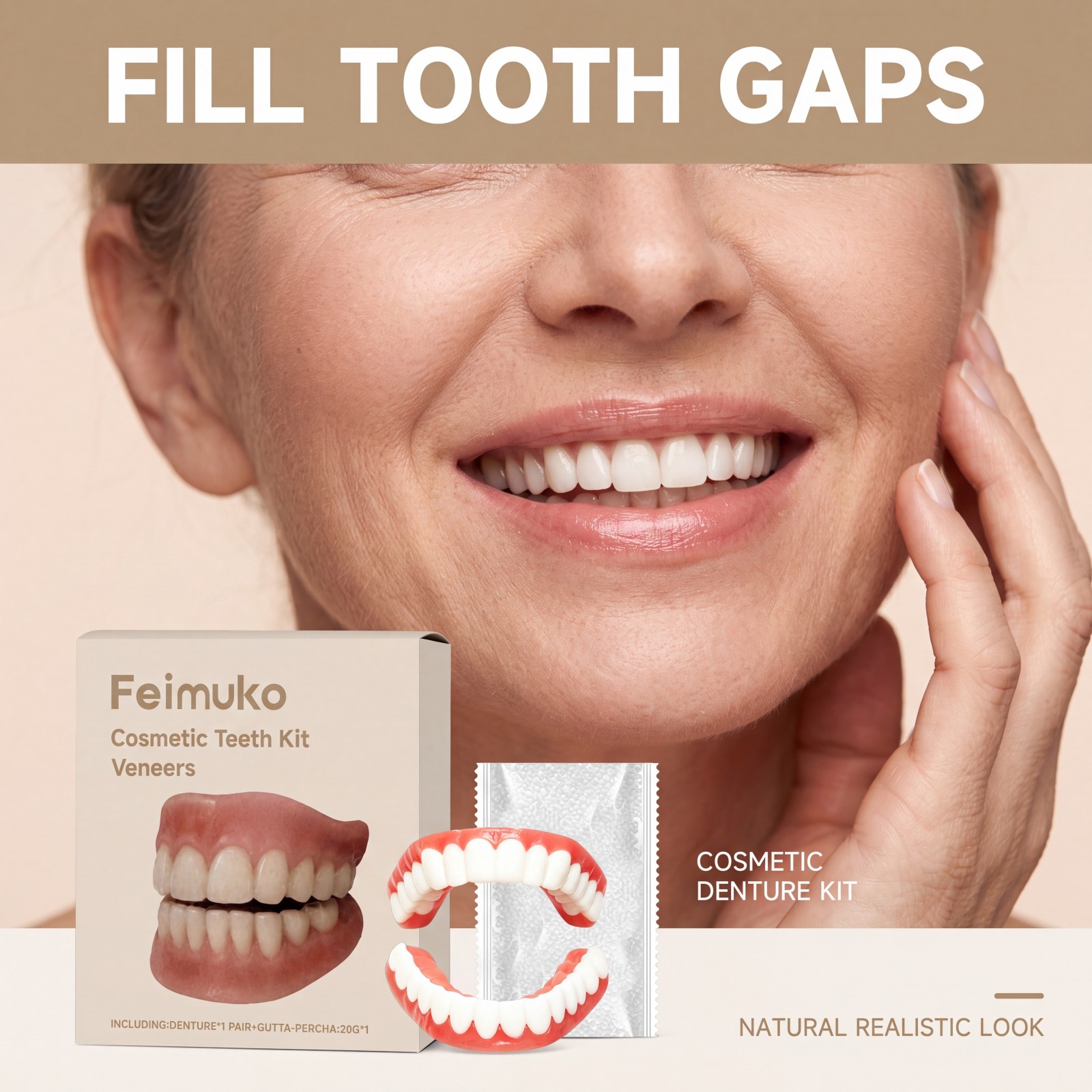 Kit Veneer Gigi Kosmetik Pengg - Teeth Whitening Veneers ulasan dan harga