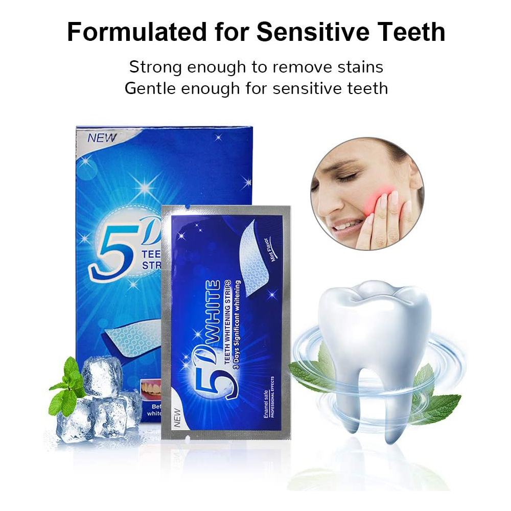 Strip Pemutih Gigi 5D Gel Pemu - Whitening Mouthwash ulasan dan harga
