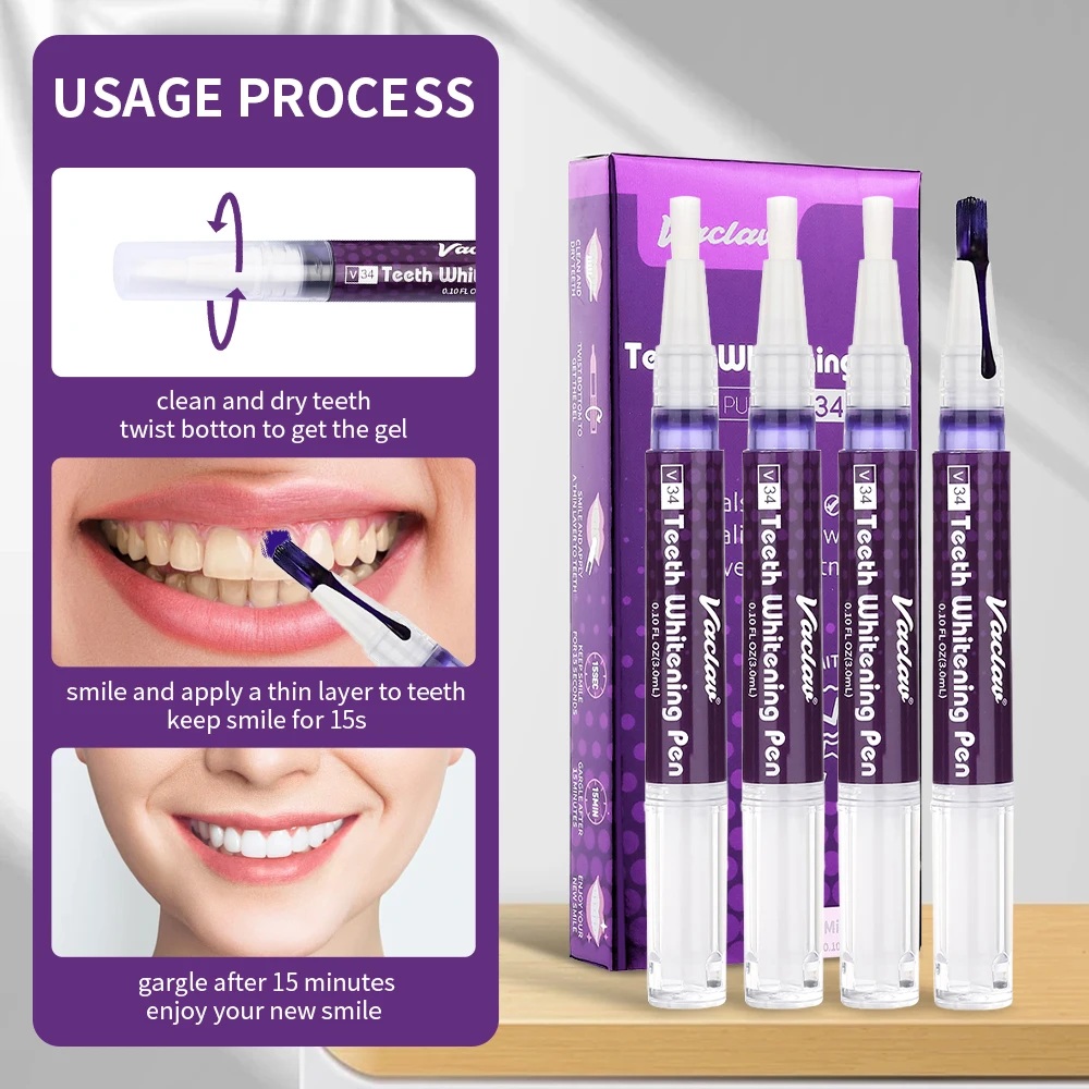 Vaclav V34 Pena Gel Pemutih Gi - Teeth Whitening Doctor ulasan dan harga